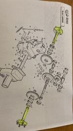 Semiasse per trattorino rasaerba Play Green Gianni Ferrari