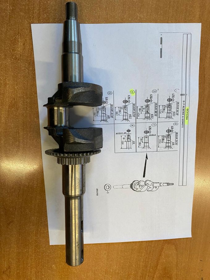 Albero a gomiti per motore Honda GCV135A